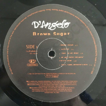 Acquista D'Angelo - Brown Sugar - Vinile - Lievi Imperfezioni - Rarità a soli 22,90 € su Capitanstock 