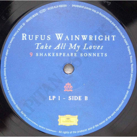 Buy Rufus Wainwright - Take All My Loves - 9 Shakespear Sonnets - Vinyl at only €18.90 on Capitanstock