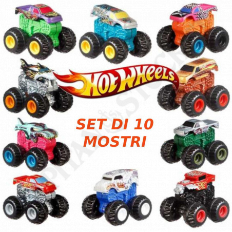 Acquista Hot Wheels Monster Trucks Serie 2 - Mini Truck con Caricatore a Molla a soli 2,70 € su Capitanstock 