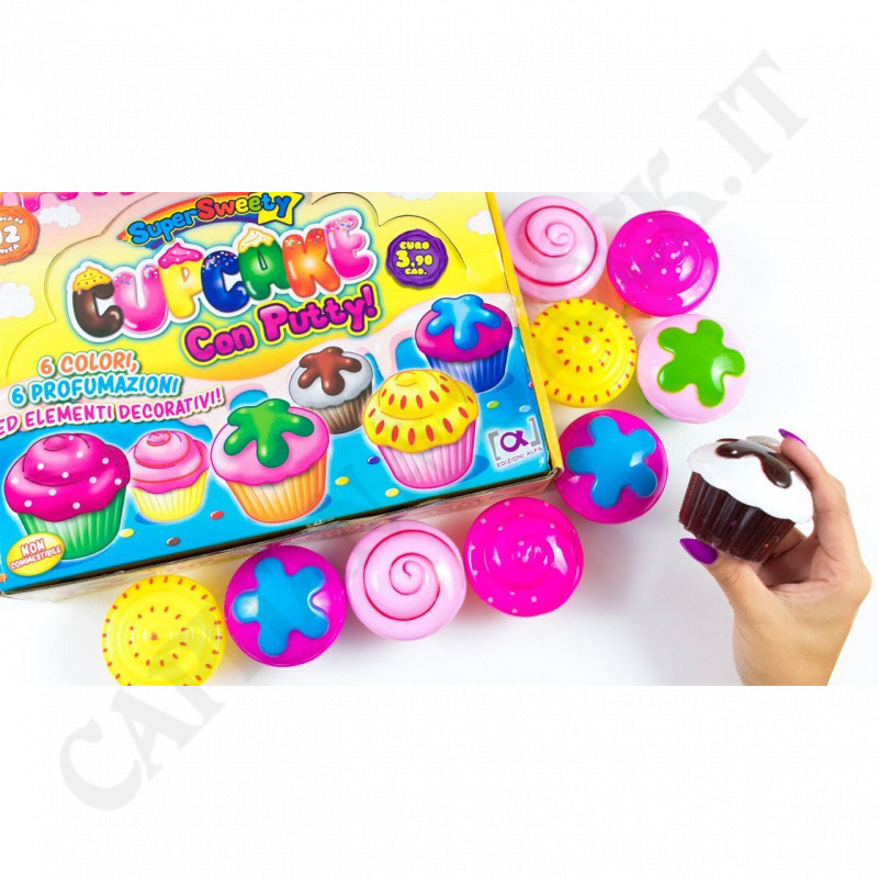 Super Sweetie - Cup Cake Con Putty - Bustina a Sorpresa ( 2 Pezzi) Super Sweetie - Cup Cake Con Putty - Bustina a Sorpresa ( 2 Pezzi)