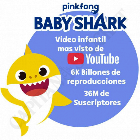Acquista Nickelodeon - Baby Shark - Porta chiave di Peluche con Musica 3+ ( H10cm) a soli 6,99 € su Capitanstock 