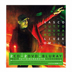 Vasco Rossi - Tutto in Una Notte- Live KOM 2015 - 2 CD+ 2DVD Blu-Ray