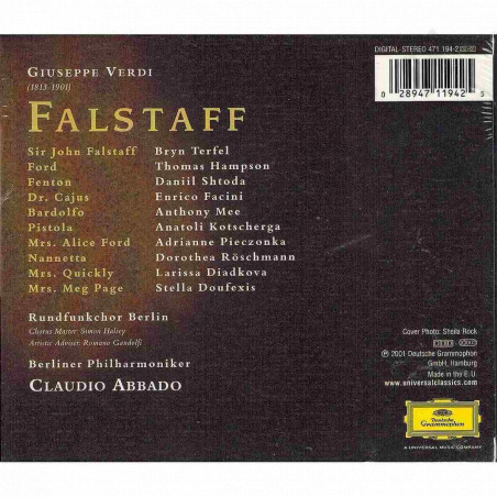 Acquista Giuseppe Verdi - Falstaff Terfel - Cofanetto - 2 CD a soli 19,80 € su Capitanstock 
