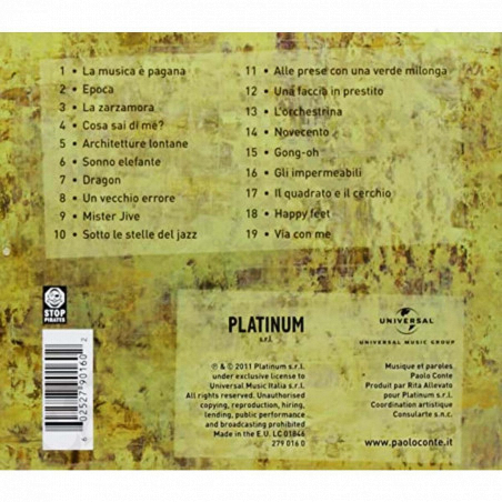 Acquista Paolo Conte - Gong Oh Best Of - CD a soli 7,90 € su Capitanstock 