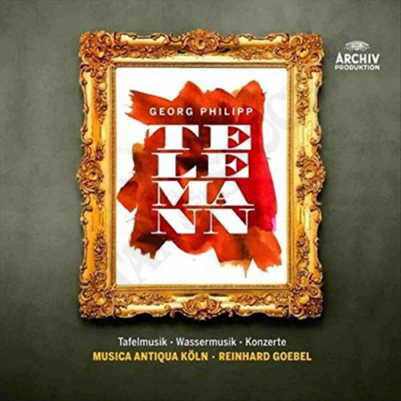 Georg Philipp Telemann - Tafelmusik Wassermusik Konzerte - Cofanetto - CD