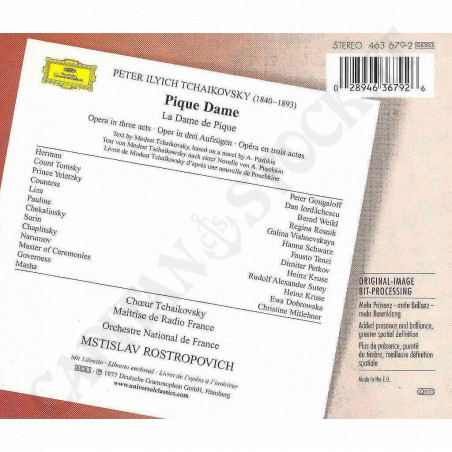Buy Tchaikovsky - Pique Dame - Box set - CD at only €26.10 on Capitanstock
