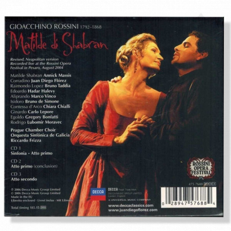 Acquista Gioacchino Rossini - Matilde di Shabran - 3 CD a soli 32,40 € su Capitanstock 