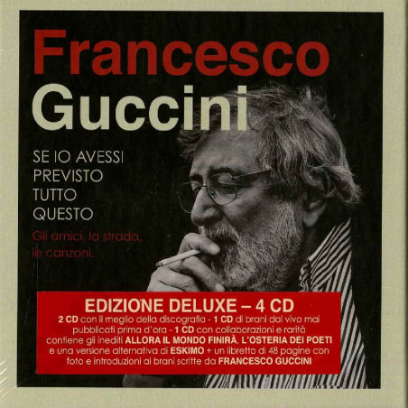 Buy Francesco Guccini - If I Had Predicted All This - 4CD Deluxe Edition at only €17.01 on Capitanstock Buy Francesco Guccini - If I Had Predicted All This - 4CD Deluxe Edition at only €17.01 on Capitanstock