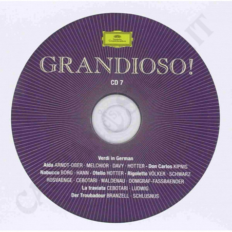 Buy Grandioso - Great Verdi recording - Box set - 7 CDs at only €17.55 on Capitanstock