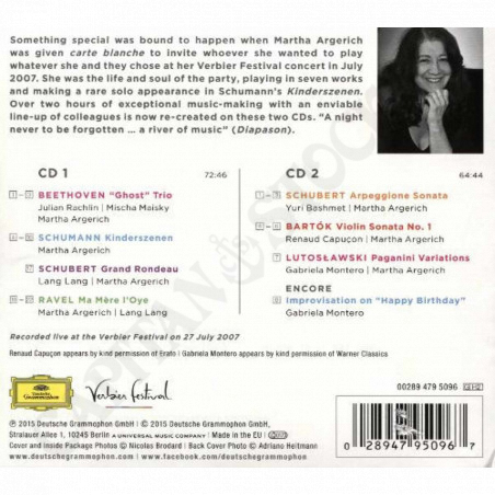 Buy Martha Argerich - Carte Blanche - Box set - CD at only €10.45 on Capitanstock