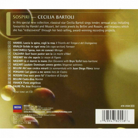 Buy Cecilia Bartoli - Sospiri - Box set - 2CD at only €15.90 on Capitanstock