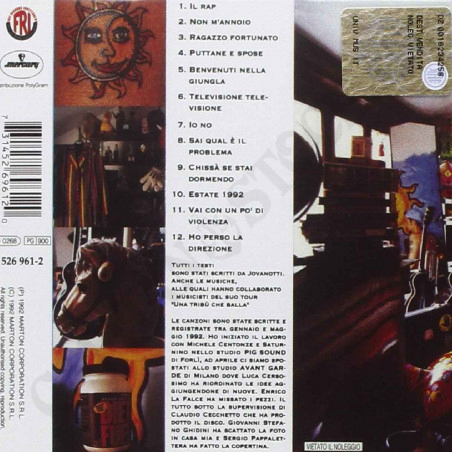 Buy Jovanotti - Lorenzo 1992 - CD at only €6.90 on Capitanstock