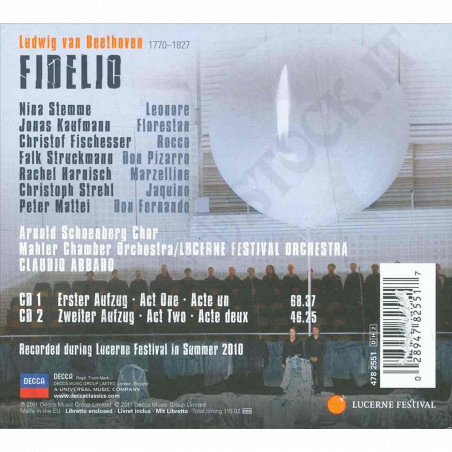 Acquista Beethoven Fidelio - Claudio Abbado - 2 CD a soli 15,90 € su Capitanstock 