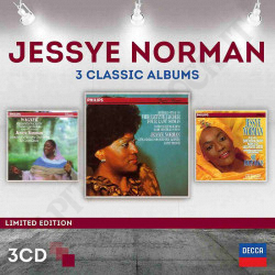 Acquista Jessye Norman - 3 Classic Albums - Cofanetto - 3CD a soli 12,60 € su Capitanstock 