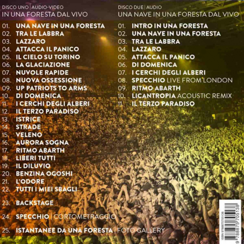 Subsonica Una Nave In Una Foresta Dal Vivo CD+DVD