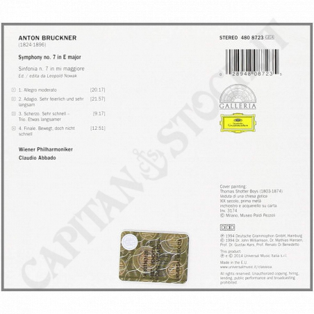 Acquista Anton Bruckner - Symphony no. 7 - Claudio Abbado - CD a soli 8,90 € su Capitanstock 