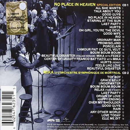 Acquista Mika - No Place in Heaven - Special Edition 2CD a soli 12,07 € su Capitanstock 