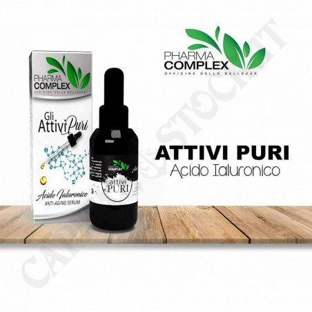 Acquista Pharma Complex - Attivi Puri - Acido Ialuronico Siero Anti Età 30 ml a soli 4,29 € su Capitanstock 