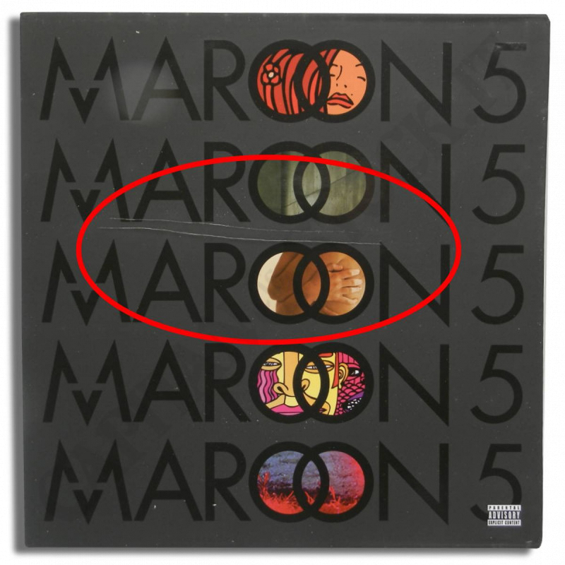 Maroon 5 - The Studio Album - Cofanetto 5 Vinili - Packaging Rovinato