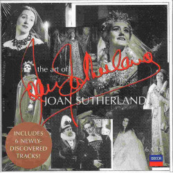 Acquista Joan Sutherland - The Art of Joan Sutherland - 6 CD a soli 24,50 € su Capitanstock 