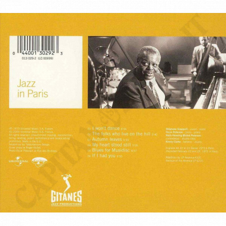 Acquista Oscar Peterson - Jazz in Paris - CD a soli 7,90 € su Capitanstock 
