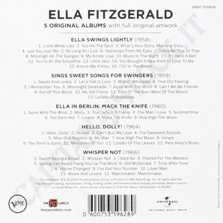 Buy Ella Fitzgerald - 5 Original Albums at only €9.90 on Capitanstock