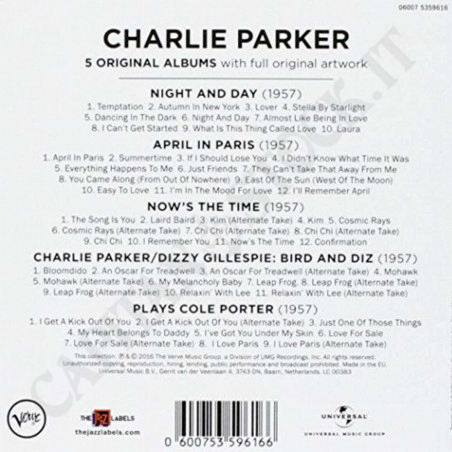 Acquista Charlie Parker - 5 Original Albums a soli 9,90 € su Capitanstock 