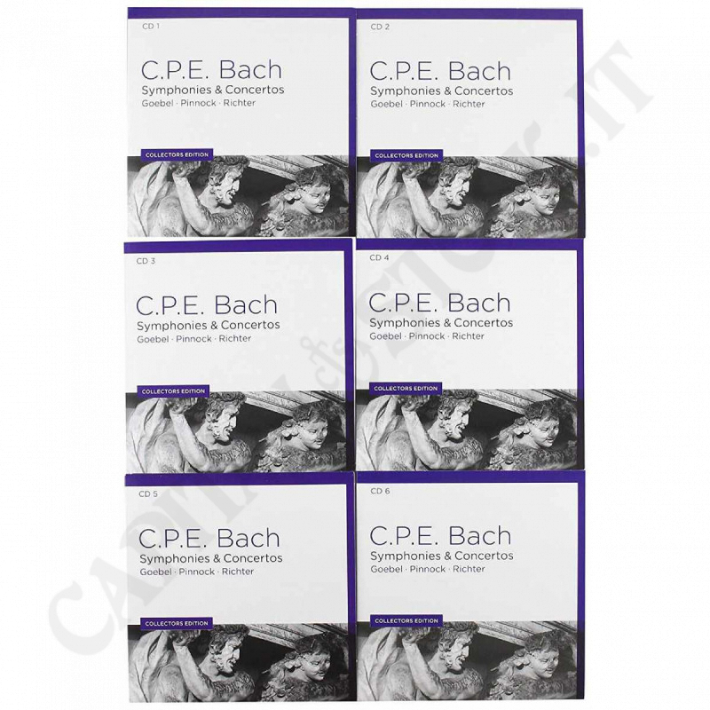 CPE Bach Symphonies & Concertos Goebel Pinnock Richter 6CD