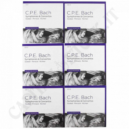 Buy C.P.E Bach - Symphonies & Concertos - Goebel - Pinnock - Richter - 6CD at only €20.17 on Capitanstock