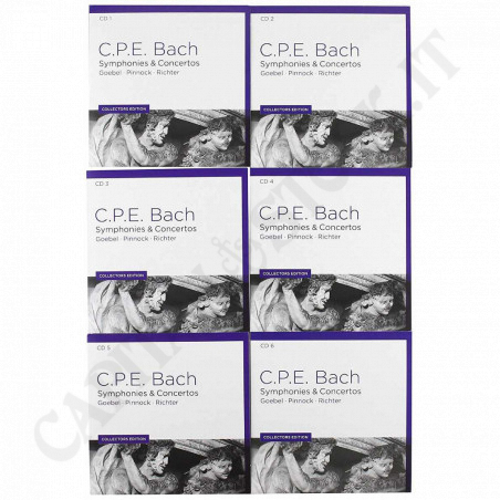 Acquista C.P.E Bach - Symphonies & Concertos - Goebel Pinnock Richter - 6CD a soli 20,17 € su Capitanstock 