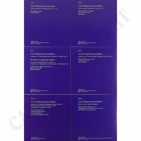 Buy C.P.E Bach - Symphonies & Concertos - Goebel - Pinnock - Richter - 6CD at only €20.17 on Capitanstock