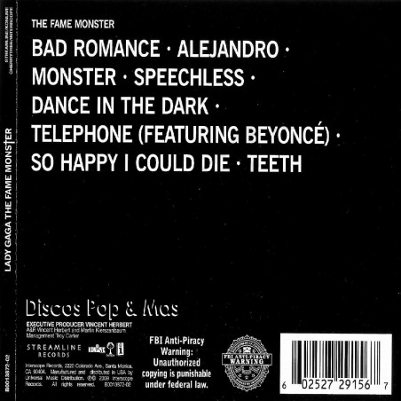 Acquista Lady Gaga - The Fame Monster CD a soli 7,50 € su Capitanstock 