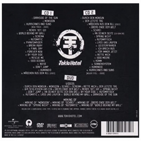 Acquista Tokio Hotel - Best Of - Deluxe Edition - 2 CD + DVD a soli 16,49 € su Capitanstock 