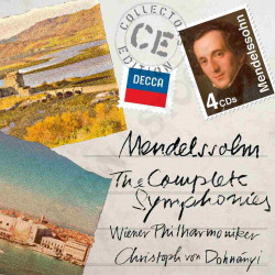 Acquista Mendelssohn - The Complete Symphonies - Christoph Von Dohnanyi - 4CD a soli 12,67 € su Capitanstock 