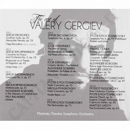 Acquista Valery Gergiev - The Art of Valery Gergiev - 12 CD a soli 16,20 € su Capitanstock 