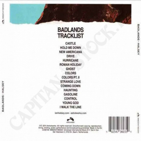 Acquista Badlands - Halsey CD a soli 8,90 € su Capitanstock 