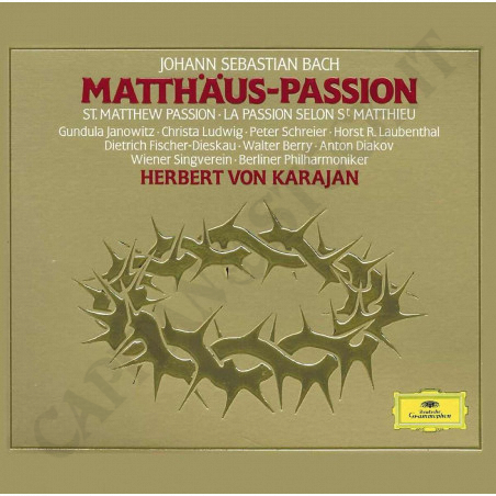 Buy Johann Sebastian Bach - Matthäus-Passion - 3CD at only €39.00 on Capitanstock