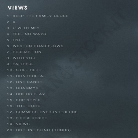 Acquista Drake - Views - CD a soli 6,50 € su Capitanstock 