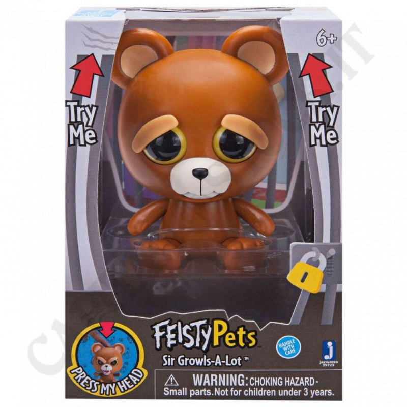 Feisty Pets - Sir Growls-A-Lot - Personaggio in Vinile 6+ Feisty Pets - Sir Growls-A-Lot - Personaggio in Vinile 6+