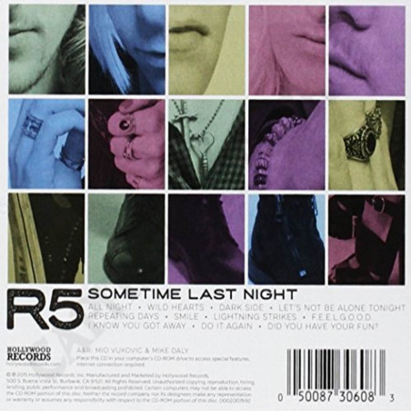 Buy R5 - Sometime Last Night CD at only €3.49 on Capitanstock