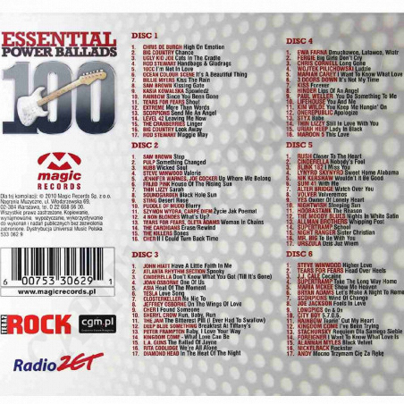 Buy Essential Power Ballads 100 - 6 CD at only €24.90 on Capitanstock