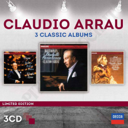 Claudio Arrau 3 Classic Album Limited Edition 3 CD