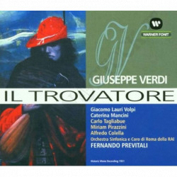Giuseppe Verdi Il Trovatore In Four Parts 2 CDs