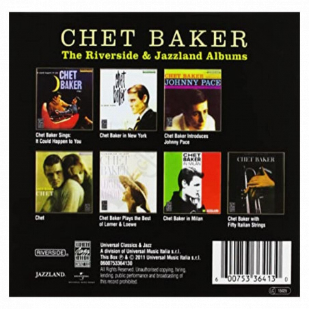 Acquista Chet Baker - The Riverside & Jazzland Albums - 7 CD a soli 17,01 € su Capitanstock 