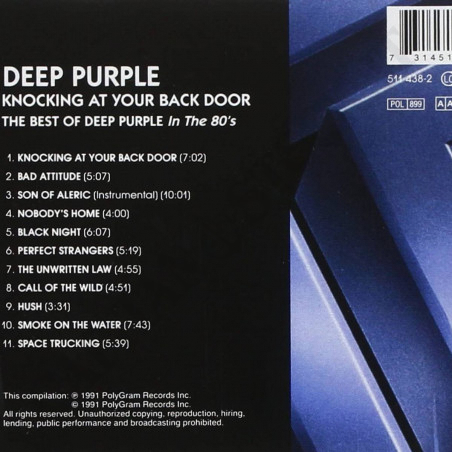 Acquista Deep Purple - Knocking At Your Back Door CD a soli 2,90 € su Capitanstock 