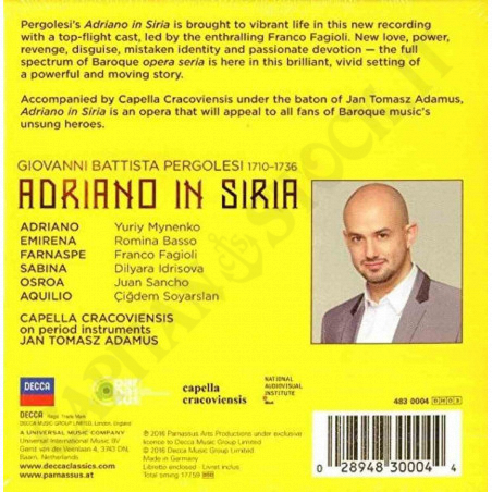 Buy Pergolesi Adriano In Syria - 3 CDs at only €34.80 on Capitanstock