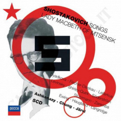Shostakovich Songs Lady Macbeth of Mtsensk - 5 CD Packaging Rovinato
