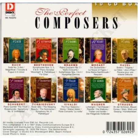 Buy The Perfect Composers - 10 CDs at only €22.41 on Capitanstock