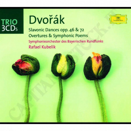 Acquista Rafael Kubelik - Dvorak-Slavonic Dances-Overtures-Synphonic Poems - 3 CD a soli 17,10 € su Capitanstock 