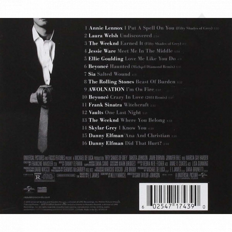 Buy Fifty Shades Of Gray - Original Motion SoundTrack - CD at only €6.90 on Capitanstock